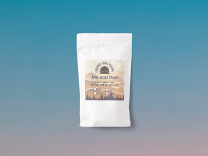 me and dad coffee bag