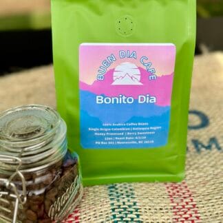 Bonito Dia light roast coffee bag from Buen Dia Cafe